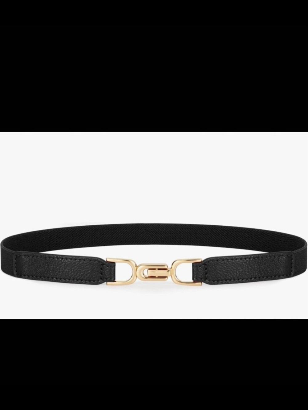 NWT Stretchy Black Belt